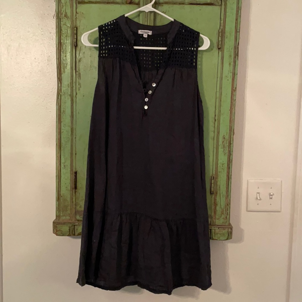 Cute Linen Dress by Rosemarine, Size S